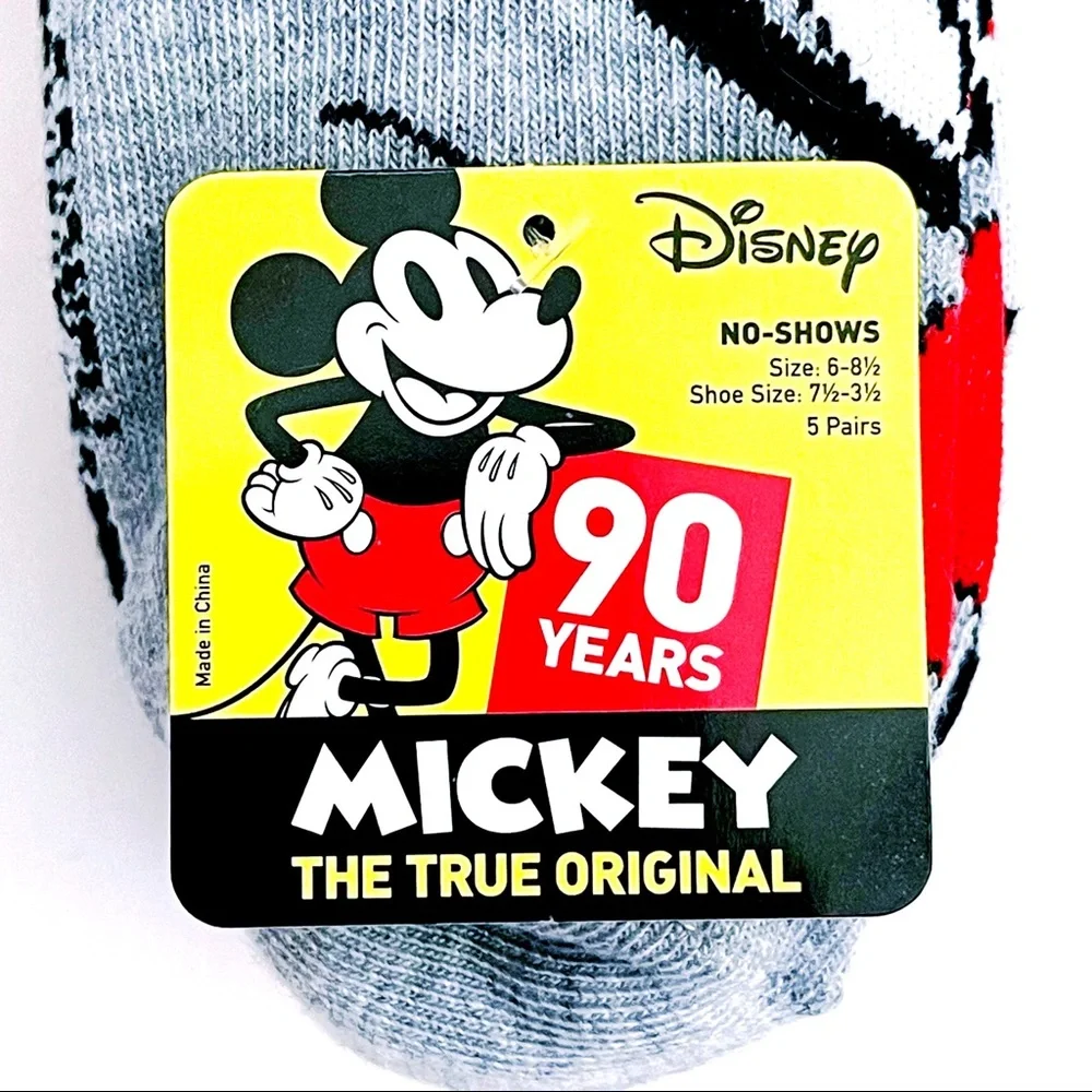 Disney Mickey Mouse No Show Socks Little Boys Girls Disneyland Disney World